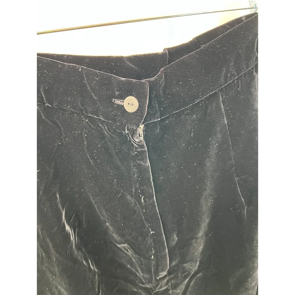 Le chateau Canada velvet velour black pencil skirt whimygoth romantic gothic 9 8